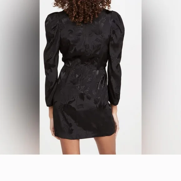 Misa Los Angeles Charlize Women's Size 0 Black Mini Dress EUC - Picture 3 of 9